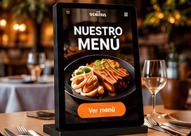 Pantalla digital aplicada a restaurantes